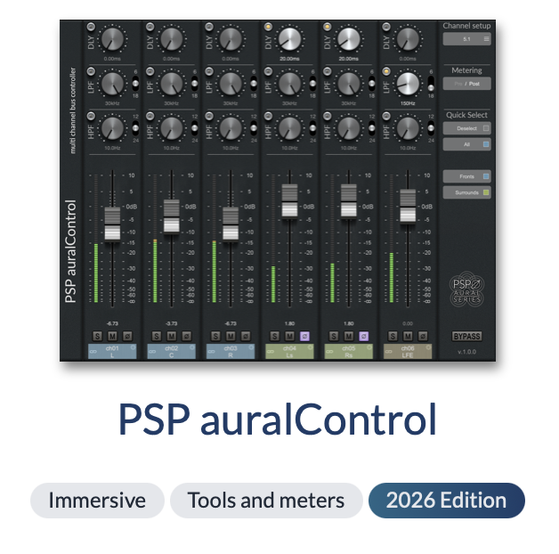 PSP Audioware AuralControl